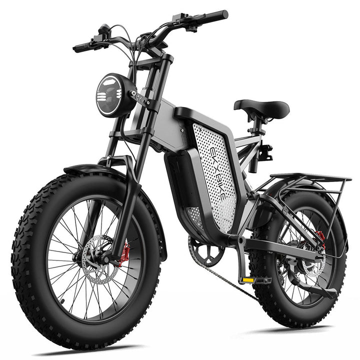 EKX X20 Electric Bike Mountain Moped Ebike 20 Inch Fat Tire 2000W 48V 35AH Men&