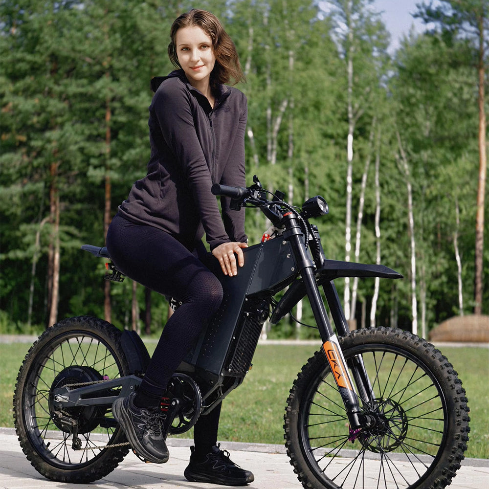 EKXBike GTS | X22 Electric Motorcycles 8000W(Peak) Brushless Gearless Motors 72V30AH Lithium Battery Speed 85Kmh Adult Off Road Ebike