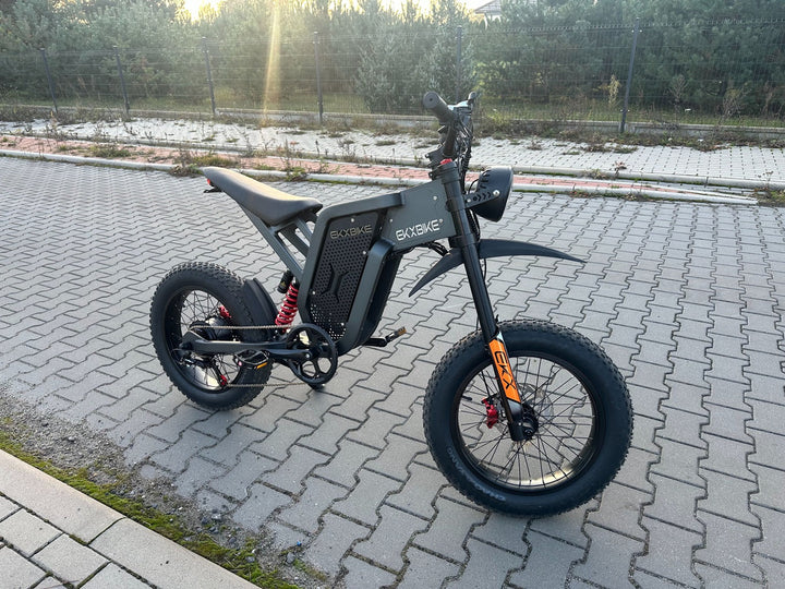 EKXBike X21 Adults Electric Bike 2000W 48V35AH 55km/h Lithium Battery Snow Electric Motorcycles 20“*4.0 Off Road Tyre Mountain Ebike