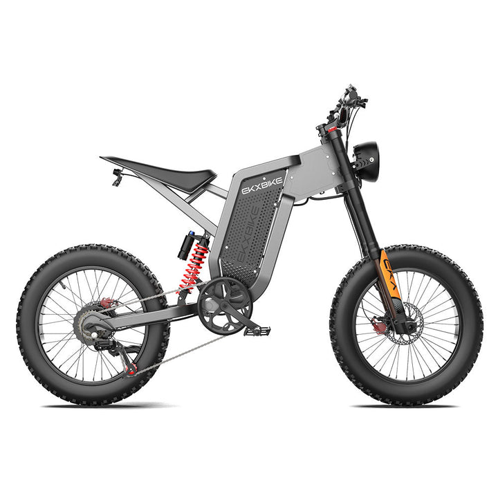 EKXBike X21 Adults Electric Bike 2000W 48V35AH 55km/h Lithium Battery Snow Electric Motorcycles 20“*4.0 Off Road Tyre Mountain Ebike