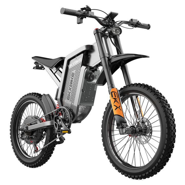 EKXBike X21 Max Electric Motorcycles 3000W Brushless Gearless Motors 60V30AH Lithium Battery Speed 85Kmh Adult Off Road Ebike