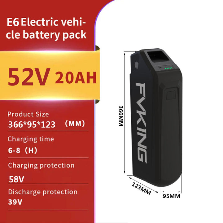 EKXBike Electric Bike Battery Pack for X20 | X21 | X21 Max | GTS | E6
